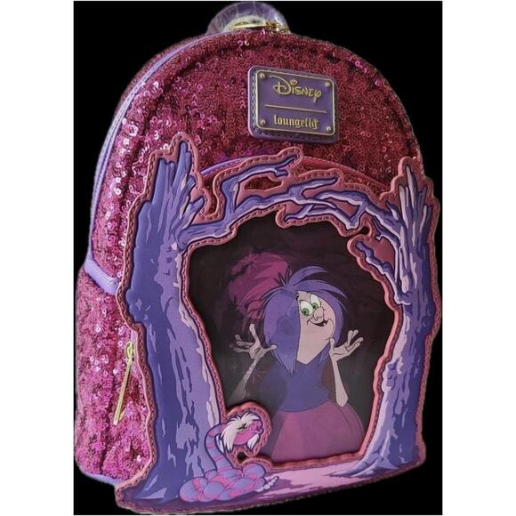 Loungefly Disney Madam Mim Sword in the Stone UK Exclusive Backpack NWT